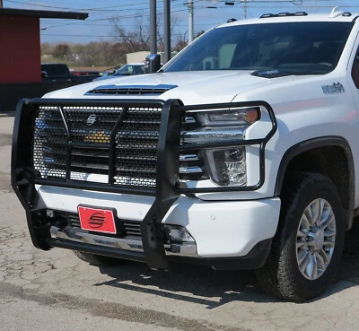 New Ranch Style Grille Guard 2020 2021 2022 2023 2024 Chevy Silverado 2500 3500 - Image 1 of 4