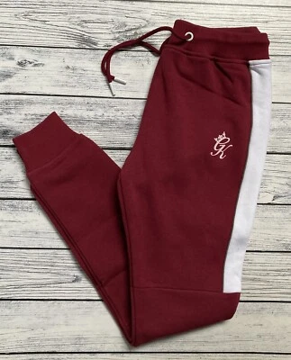 Gym King Ladies Panel Joggers Tracksuit Bottoms Training Pants Plum - Image 1 of 4