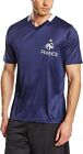 FFF Męska koszulka Pogba z krótkim rękawem, Francja piłka nożna, niebieska, M