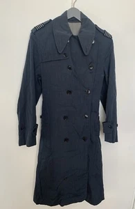 RAF Officers Raincoat Over Coat Post WW2 Named M Baker Ltd - Picture 1 of 23