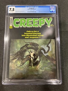 Revista Espeluznante 16, CGC 7,5, Páginas Blancas, Cubierta Frank Frazetta (Warren, 1967) - Imagen 1 de 6