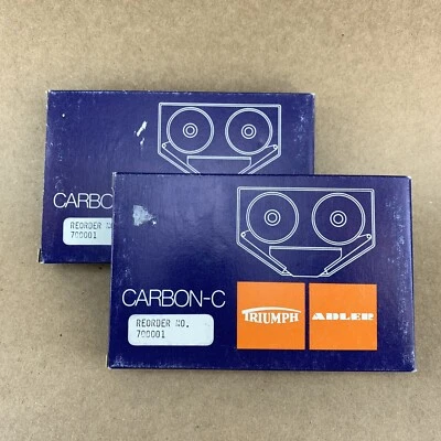 TWO Adler Triumph Carbon C Typewriter Ribbon New 700001 Cartridge Vintage￼￼￼￼￼ - Image 1 of 4