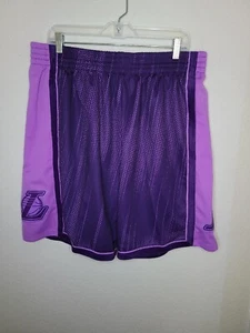 Neu mit Etikett Mitchell & Ness Herren XL NBA einfarbig Swingman LA Lakers 2009 lila Shorts - Bild 1 von 10