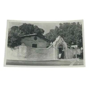 Postcard RPPC Mission San Juan Capistrano California Priest in Entrance B424 - Picture 1 of 2