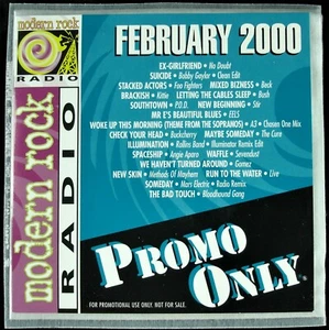 PROMO ONLY "MODERN ROCK FEBRUARY 2000" DJ PROMO CD COMPILATION BUSH, LIVE *NEW* - Picture 1 of 3