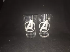 Avengers handgeätzte (mit einem Dremel) Pint Gläser! - Bild 1 von 5