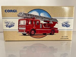 Corgi Classics Fire Vehicles #97352 AEC LADDER STAFFORDSHIRE - 1993 NEW in Box