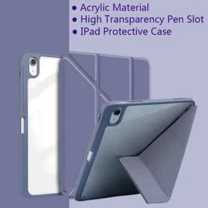 All-in-One Protective Case For iPad With Y-Fold Design and Acrylic TPU Material - Picture 1 of 21