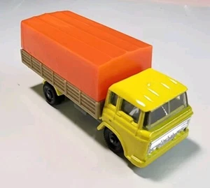 Majorette Yellow DAF 2600 Covered Flatbed Truck 1/100 Diecast/Plastic VHTF - Picture 1 of 12