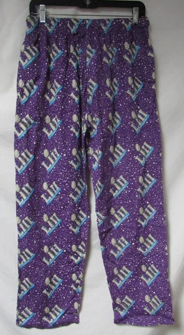 Super Bowl LII (Eagles vs. Patriots) Women's Size Medium Comfy Pants A1 6371 Cover