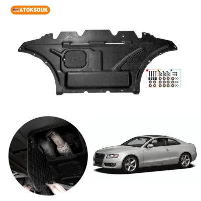 For Audi A5 S5 2009-2017 Heavy-duty Engine Shield Skid Plate Lower Engine Cover Foto 1 de 4