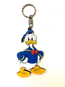 Schlüsselanhänger Donald Duck Gummi markiert DISNEY Vintage - Bild 1 von 3