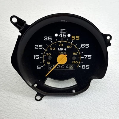 Chevrolet GMC C10 C20 C30 K10 K20 K30 1981-1987 Silverado velocímetro calibre OEM Foto 1 de 4