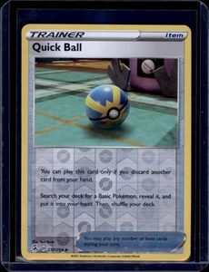 Quick Ball SWSH08: Fusion Strike Pokemon #237/264 Reverse Holo NM+ - Picture 1 of 2