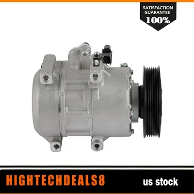 AC A/C Compressor with Clutch For Kia Sorento 2016 2.4L DVE18 with 6-Pulley - Image 1 of 4