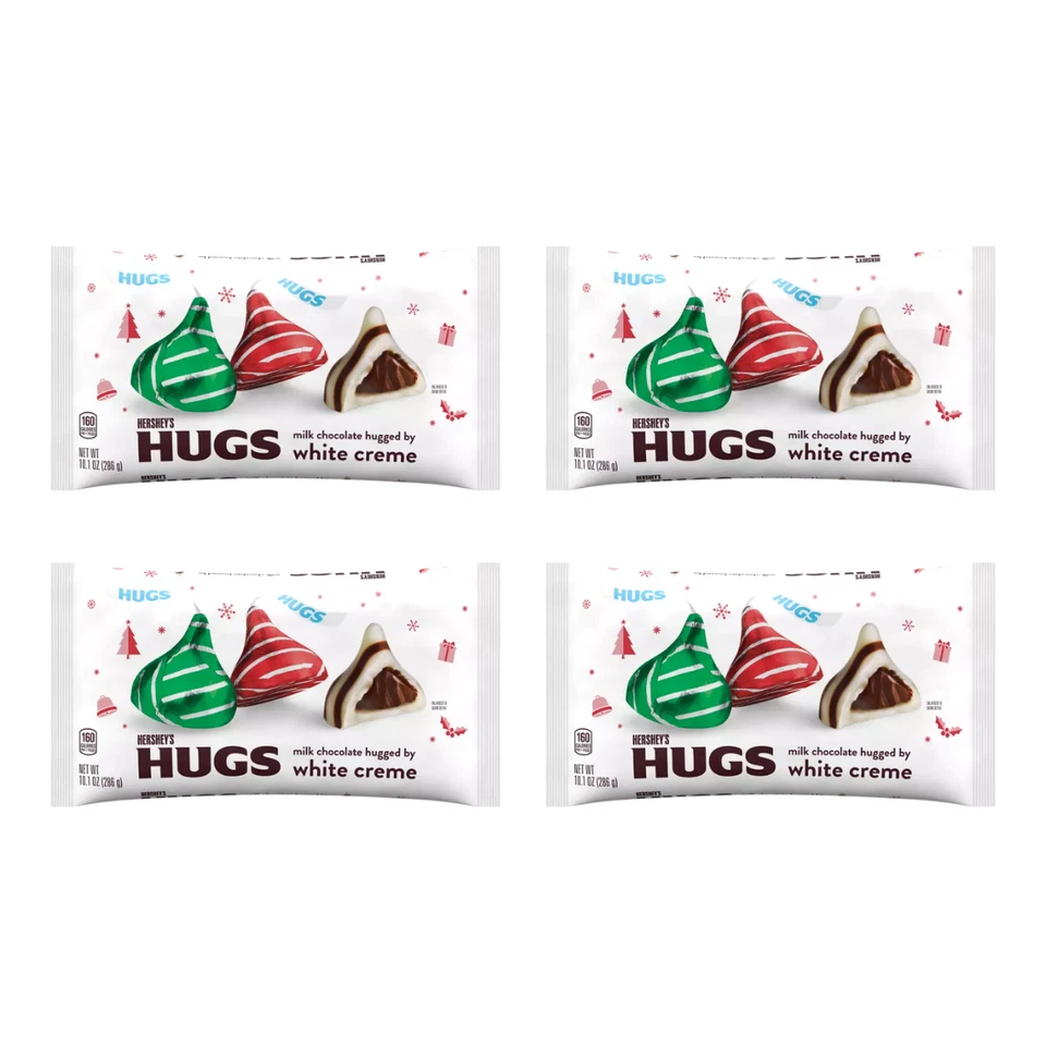 Hershey's Kisses Hugs (2-BAGS) - Milk Chocolate Hugged By White Creme BB 10/2025