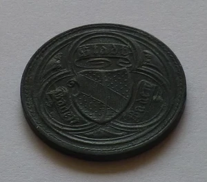 Dinero de emergencia: Baden-Baden 10 Pfennig 1919, dinero de emergencia alemán de la Primera Guerra Mundial - Imagen 1 de 2