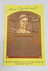 LUIS APARICIO MLB BASEBALL GREAT Auto Signature Signed Hall Of Fame Postcard - Picture 1 of 2