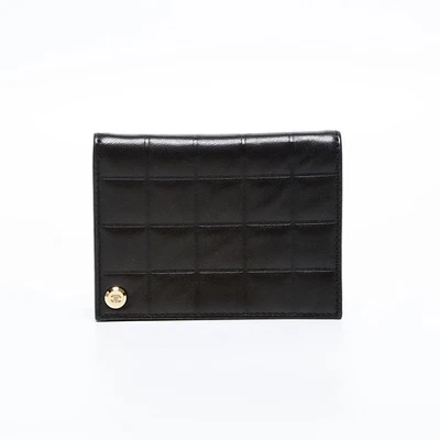 Estuche para tarjetas de barra de chocolate CHANEL negro WS20433 Foto 1 de 4