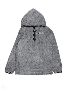 Justice Girls Silver Zip Up Hoodie 12 - Picture 1 of 2