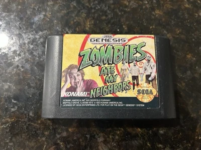 Zombies Ate My Neighbors (Genesis) Authentic! Cart Only! Tested! Works! VG! - Image 1 of 4