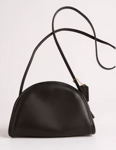 Vintage COACH Classic Leather Kimball Zip Crossbody Bag Black  VTG 0510-325 - Picture 1 of 11