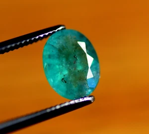 .64CT NATURAL COLOMBIAN EMERALD LOOSE STONE OVAL CUT GEMSTONE - Picture 1 of 6