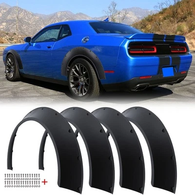 Kit de guardabarros extra ancho Dodge Challenger Flares guardabarros arco de rueda guardabarros 4 piezas 4" Foto 1 de 4