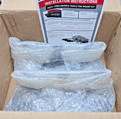 [Rigid Industries 46730] Triple Fog Light Mount Kit for 2021-2023 Ford Bronco - Image 1 of 2