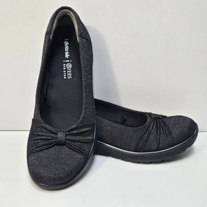 LifeStride Bzees Air Step Shoes Women size 9 Ginny Black Slip On Comfort - Picture 1 of 11