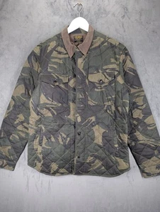 AllSaints Barage Quilted Jacket Men's Size Medium Green Camo Regular Slim Fit  - Picture 1 of 12