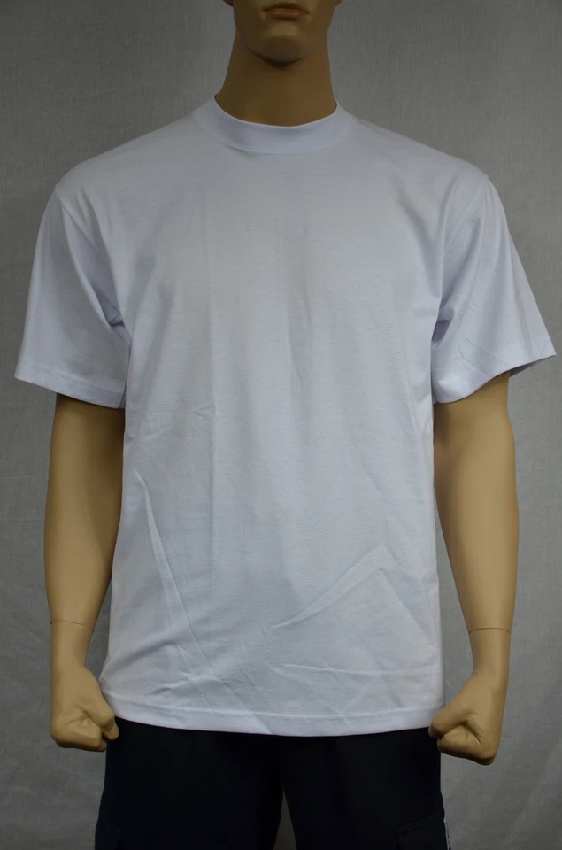 6 NEW SHAKA WEAR SUPER MAX HEAVY WEIGHT T-SHIRTS WARM WHITE TEE PLAIN 5XL - Image 1 of 1