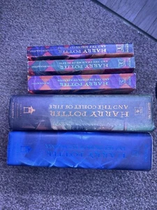 5-PC Harry Potter Series First Editions Years 1-5 Unisex Gift Magic Novels - Imagen 1 de 18