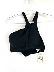 Jessica Simpson Womens Mix Match Solid Bikini Top Black Large - Picture 1 of 3