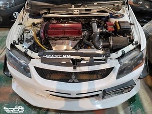 RPG Carbon Radiator Shroud Cooling Plate for 01-08 Mitsubishi Evo 7 8 9 CT9A - Picture 1 of 6