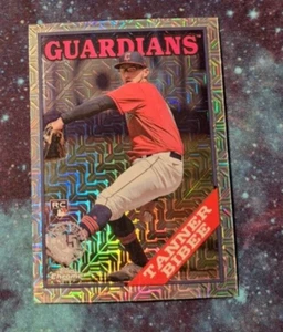 Tanner Bibee 2023 Topps Chrome Update Series Silver Mojo 1988 RC #T88CU-81 - Picture 1 of 3