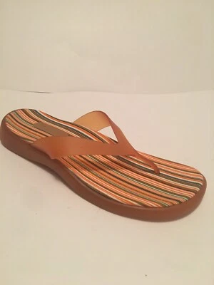Nuevas Sandalias ROCKPORT Mujer Color Coñac Jalea Chanclas 9M Soporte Arco Foto 1 de 4