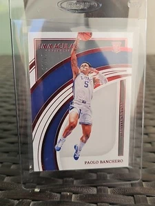 2022-23 Panini Immaculate Collegiate RC Red #12 Paolo Banchero 04/25 CENTERED - Picture 1 of 6