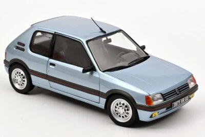 PEUGEOT 205 GTi 1,6 - 1988 - Topaz blue - Norev 1:18 - Immagine 1 di 4