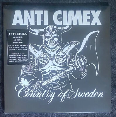 ANTI CIMEX Country Of Sweden lp 90s hardcore d beat crust punk vinyl SEALED Foto 1 de 2