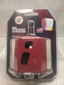 MK Morse 116381 Advanced 2-3/8"  Bi-Metal Hole Saw MHSA38C attached arbor - Picture 1 of 4