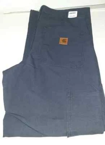NEW Carhartt 383-20 HEAVYWEIGHT CANVAS DUCK NAVY CARPENTER PANTS (PICK SIZE) - Picture 1 of 2