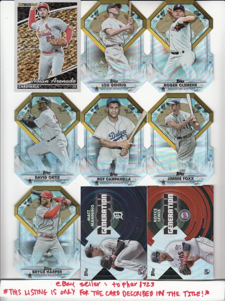 2022 Topps Update Insert Diamond Greats Die-Cut JIMMIE FOXX #68 Athletics - Image 1 of 1