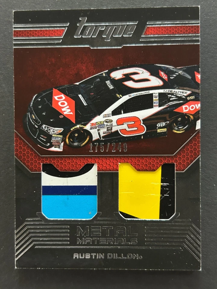 2016 Panini Torque Austin Dillon Metal Materials MM-AD  175/249 - Image 1 of 2