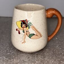 Vintage MID-CENTURY Risque Sexy Pin-Up Mug 50s 60s Custom "PETE" free shipping