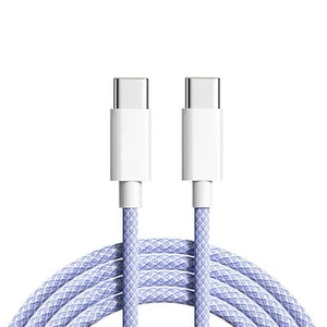 USB-C to USB-C Fast Charger Charging Data Sync Cable For iPhone 15/Plus/15ProMax - Picture 1 of 9