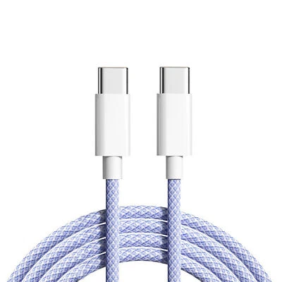 USB-C to USB-C Fast Charger Charging Data Sync Cable For iPhone 15/Plus/15ProMax - Image 1 of 4