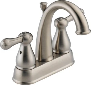 Delta 2575LF-SSMPU Leland,Two Handle Centerset Bathroom Faucet, Stainless Steel - Picture 1 of 1