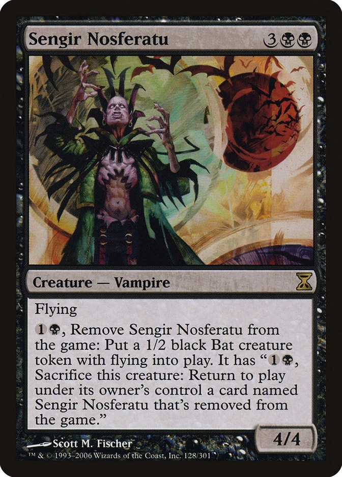 1x Sengir Nosferatu - LP - Time Spiral - SPARROW MAGIC mtg - Image 1 of 1