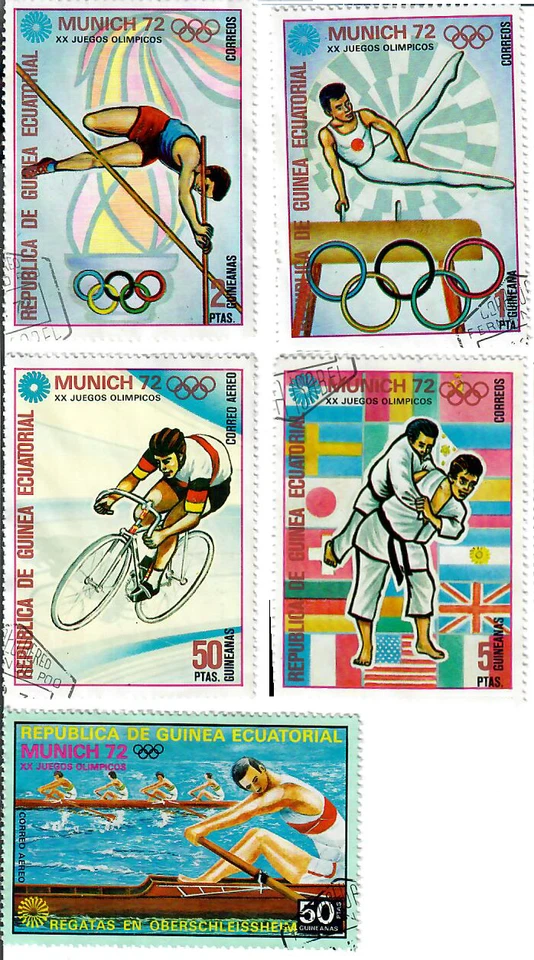 Guinea Ecuatorial - Juegos Olímpicos 1972 - Munich, Alemania Foto 1 de 1